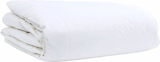 vidaXL Комплект Пухено Единично 155x220бр Бял 2бр