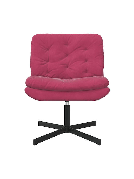 Drehbarer Samt Burgundischer Sessel 63x75x76cm