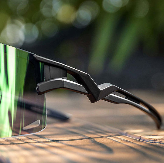 Rockbros Cycling Glasses with White Frame & Polarized / Transparent Lenses