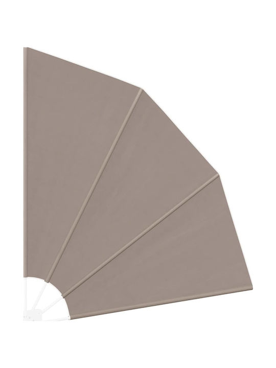 vidaXL Garden Sideway Sunshade Roller Brown 1.4x1.4cm