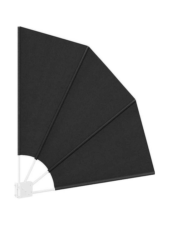 vidaXL Garden Sideway Sunshade Roller Gray 1.15x1.15cm