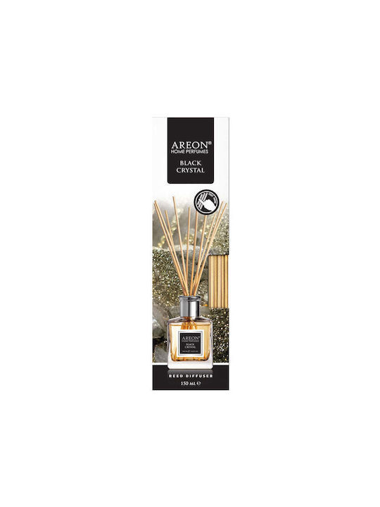 Difuzor de parfum pentru cameră Areon Home Perfumes, bețe parfumate Black Crystal, 150ml