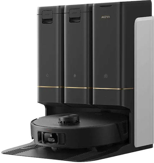 Mova Z50 Ultra Roboter-Staubsauger mit Laser-Kartierung und Saugkraft 19000Pa Schwarz