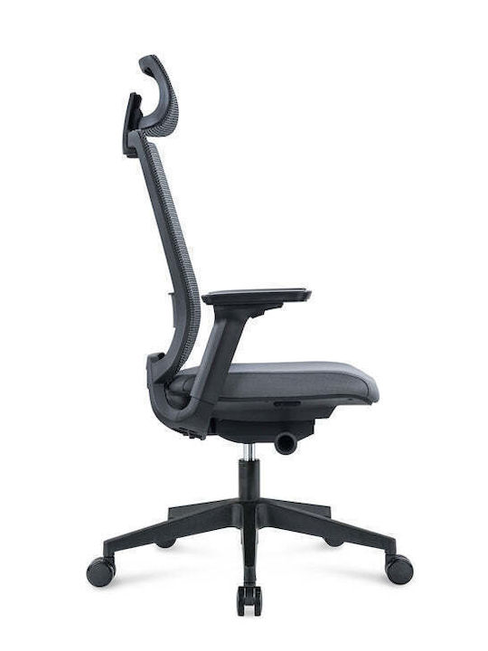 RFG Meteor X Scaun De Birou Negru Cu Brațe Reglabile Negre