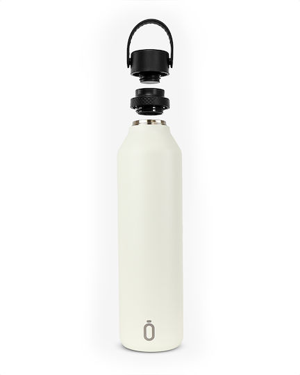 Runbott Μπουκάλι Θερμός Ανοξείδωτο BPA Free 1lt Κρεμ
