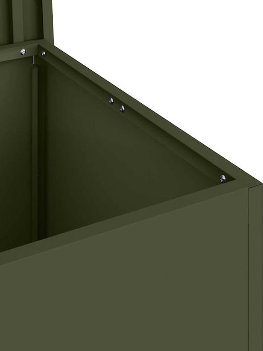 vidaXL Outdoor Storage Box Green L80xW50.5xH50cm