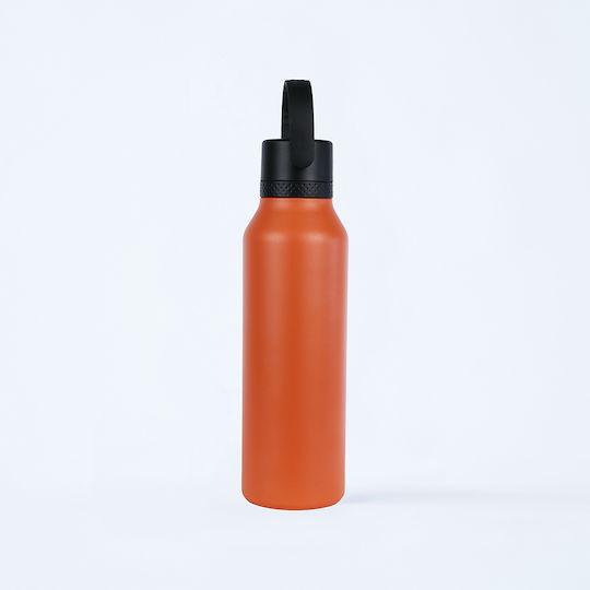 Runbott Μπουκάλι Θερμός Ανοξείδωτο BPA Free 600ml Πορτοκαλί