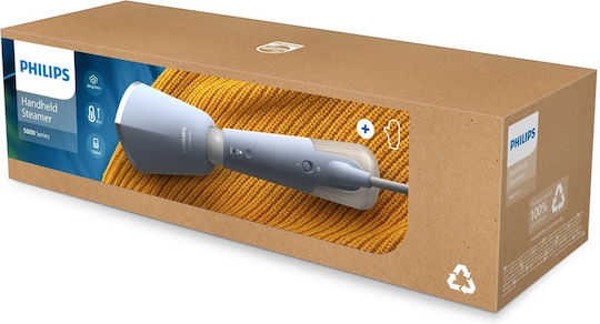 Philips Series 5000 Ατμοκαθαριστής Ρούχων Χειρός 1300W με Δοχείο 120ml Μπλε