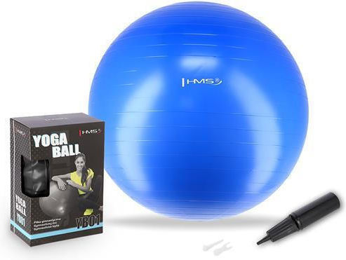 HMS YB01 Μπάλα Pilates 55cm σε Μπλε Χρώμα