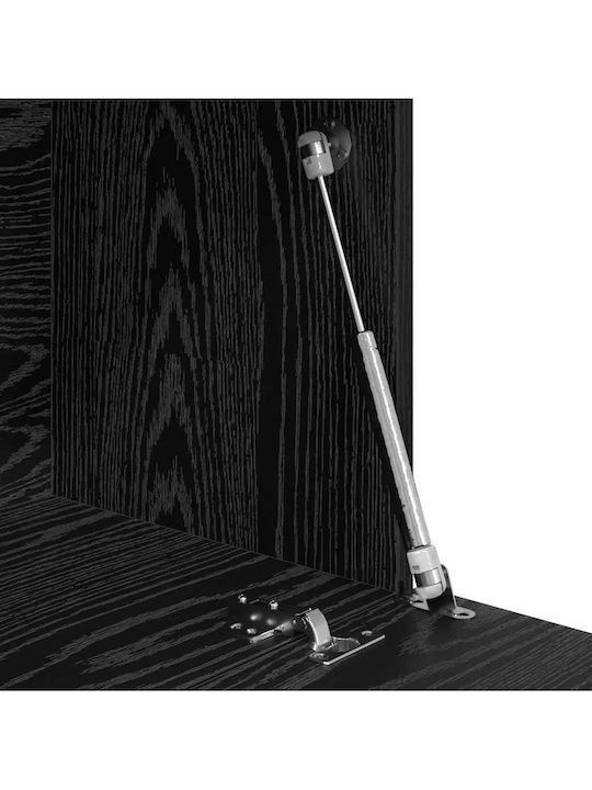 Schreibtisch Holz Schwarz 71.5x31.5x106.5cm