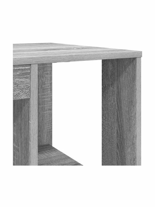 Γραφείο Υπολογιστή Ξύλινο Γκρι Sonoma 130x50.5x75εκ.