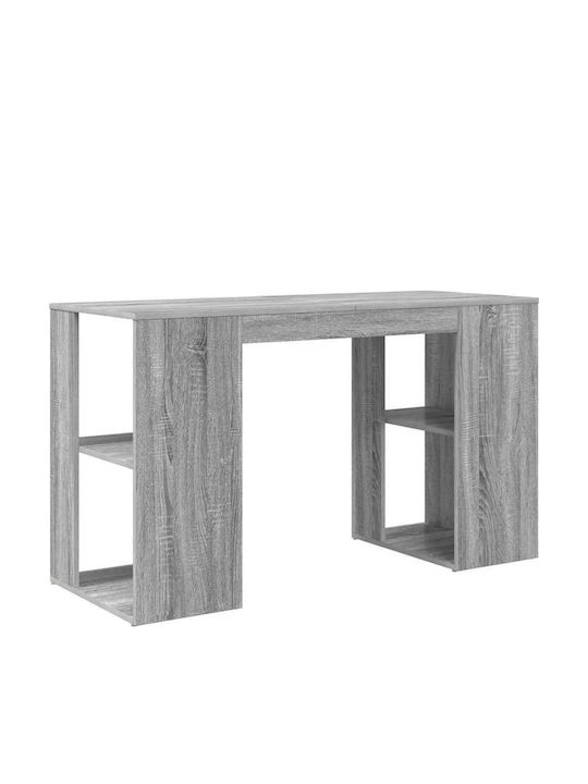 Γραφείο Υπολογιστή Ξύλινο Γκρι Sonoma 130x50.5x75εκ.