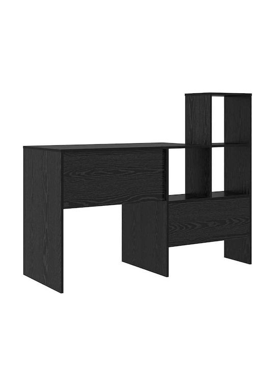 Computer Büro Holz Schwarz 100x40x90cm