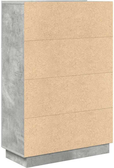Computer Büro Holz Grey Concrete 71.5x31.5x106.5cm