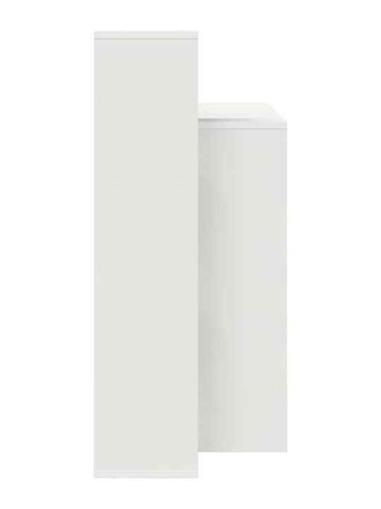 Computer Office Wooden White 100x40x90cm