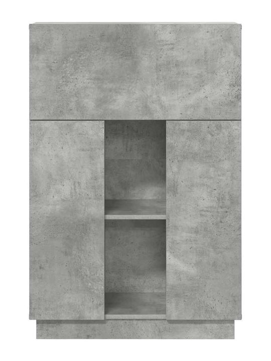 Computer Büro Holz Grey Concrete 71.5x31.5x106.5cm