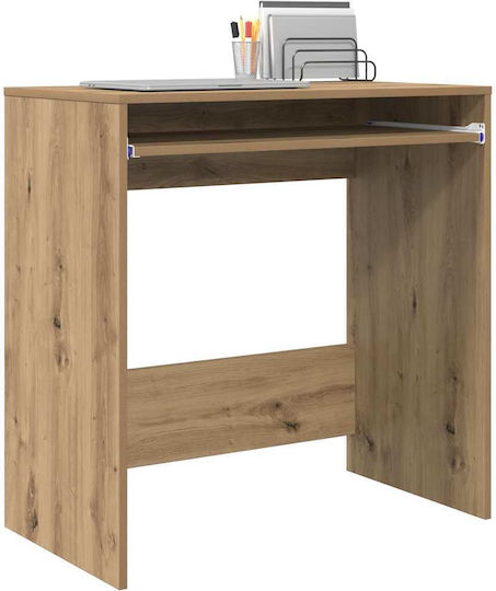Computer Office Wooden Weathered Oak 77.5x43x79cm