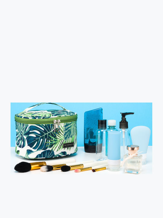 Light Makeup Case Box Monstera Leaves Peterson