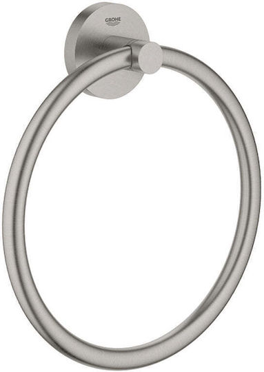 Grohe Κρίκος Μπάνιου Μονός με Βίδες Inox Γκρι Grohe Κρίκος Μπάνιου Μονός με Βίδες Inox Γκρι