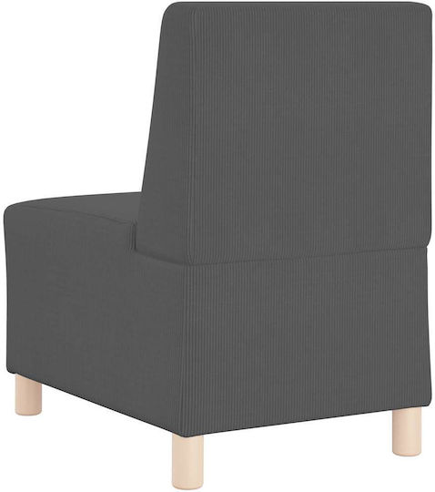 Vidaxl Elastische Abdeckungen 3 Stück Dunkelgrau 55 X 74 X 82 cm Samt