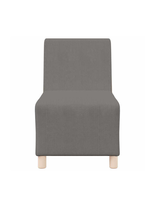 Vidaxl Living Room Seat 2 Pcs Light Gray 55 X 74 X 82 Cm Velvet