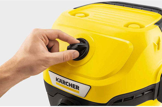 Karcher WD 3 S V-17/6/20 Car Aspirator Lichide / Solide 1000W cu Inoxidabil Recipient 17lt