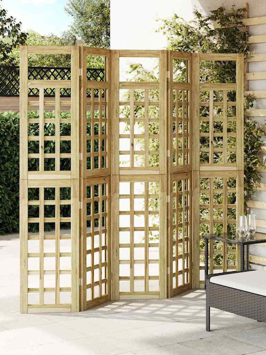 vidaXL Decorativ Paravan Lemn 200x180cm