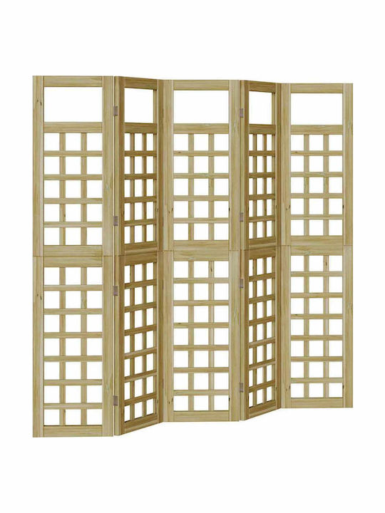 vidaXL Decorativ Paravan Lemn 200x180cm