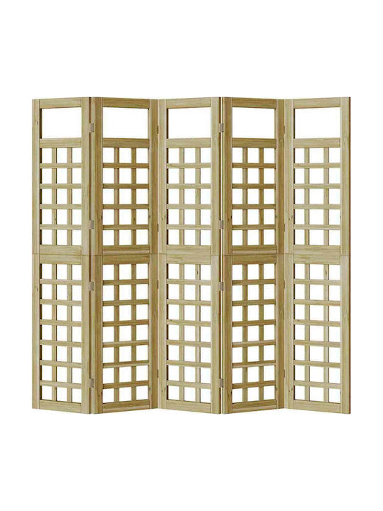 vidaXL Decorativ Paravan Lemn 200x180cm