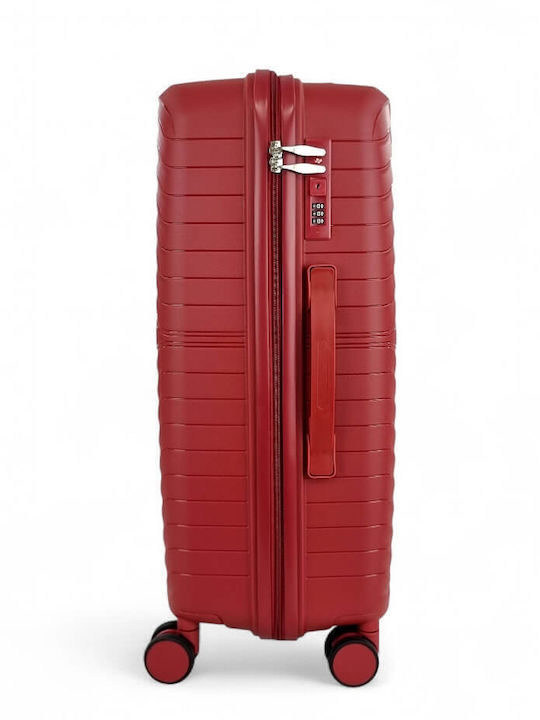 Playful Bags Valize de Călătorie Dure Bordeaux cu 4 roți Set 2buc
