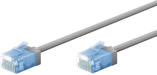 Goobay U/UTP Cat.6a (Gigabit) Network Cable Ethernet 15m Gray