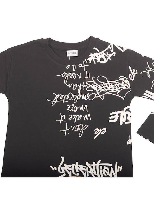 Kids Long-Sleeved Black Top