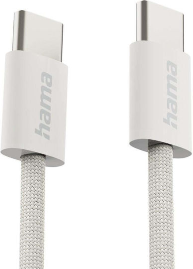 Hama 201728 Кабел USB-C M към USB-C M 1 м сив