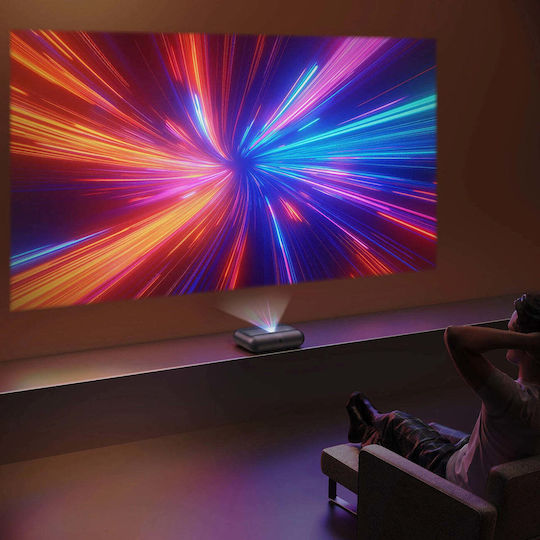 Yaber K300s Projector LCD Full HD Laser με Wi-Fi και Ενσωματωμένα Ηχεία