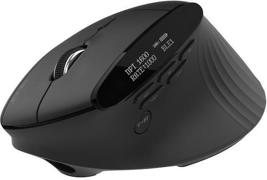 Acer Smart Fit Ασύρματο Bluetooth Vertical Ποντίκι Μαύρο