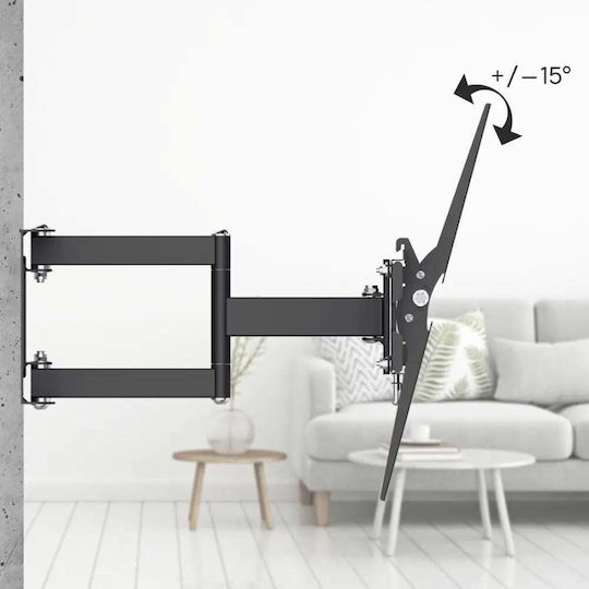 HAMA FullMotion Scissor Arms 00220831 Suport TV de perete cu braț până la 84" și 50kg
