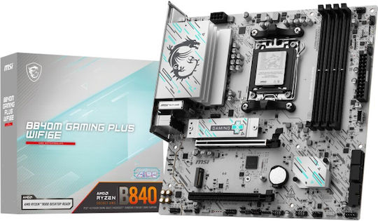 MSI B840M Gaming Plus WIFI6E Motherboard Micro ATX με AMD AM5 Socket 7E77-003R