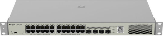 Ruijie RG-NBS3100-24GT4SFP v2 Managed L2 Switch με 24 Θύρες Gigabit (1Gbps) Ethernet και 4 SFP Θύρες