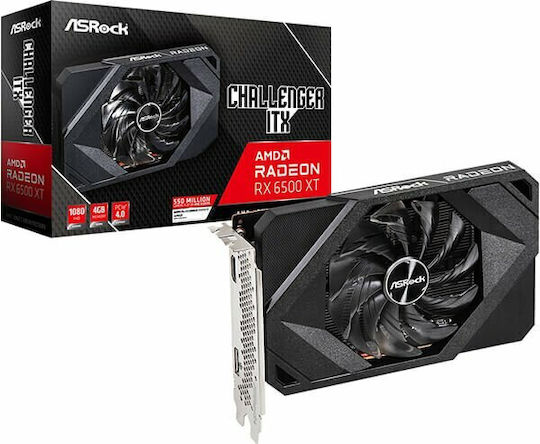 ASRock Radeon RX 6400 4GB GDDR6 Challenger ITX Placă Grafică 90