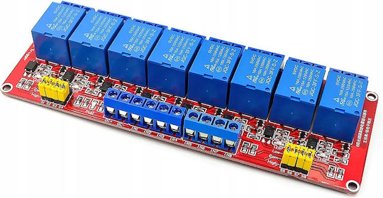 Ροσφίξ 8-κανάλι Modulo Ρελέ 5v H L 10a Arduino