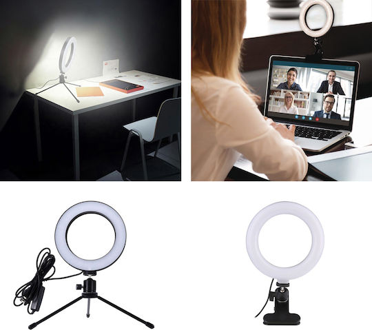 Lumină Inelară 16cm cu de birou Trepied