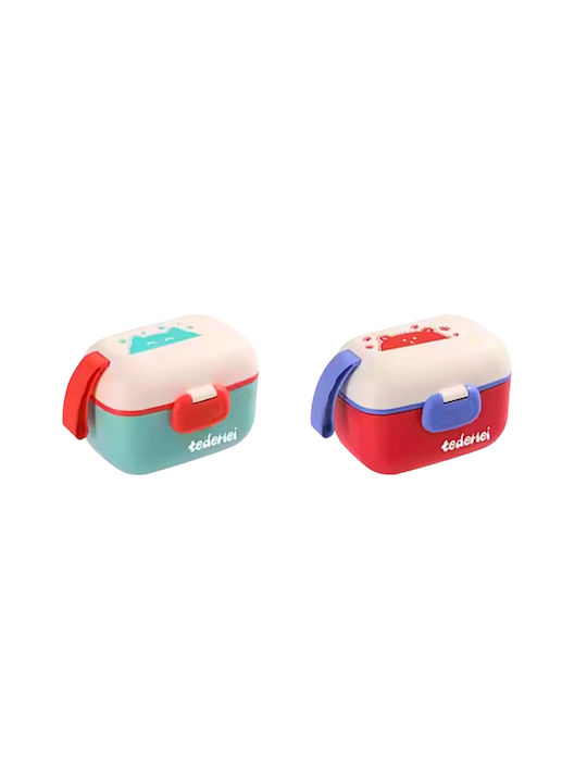 Uncle George Microwave Plastic Lunch Box Red 450ml