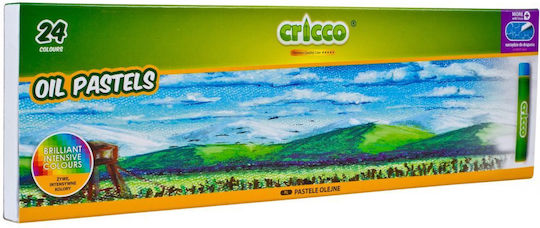 Cricco Λαδοπαστέλ 24 Χρωμάτων