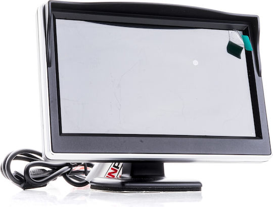 Cameră De Marșarier Cadru Plăcuță De Înmatriculare Ip67 Unghi Larg 170° Ecran 5"