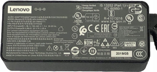 Lenovo Laptop Charger 20V 2.25A