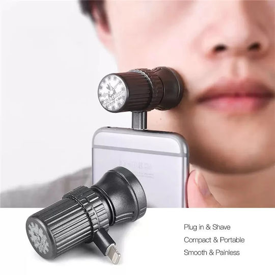 Lightning Mini Mobile Shaving Machine Grey