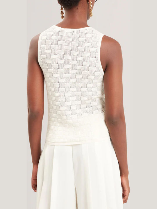 Ted Baker Yuna Touch Of Silk Blouse White