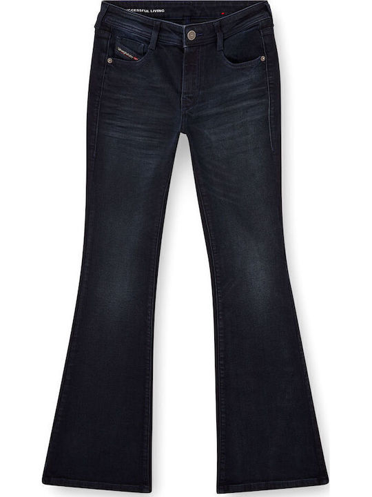 1969 D-ebbey Blugi de damă cu croială bootcut Blue-black