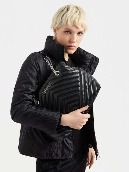 Geantă de damă Shopper De umăr Neagră