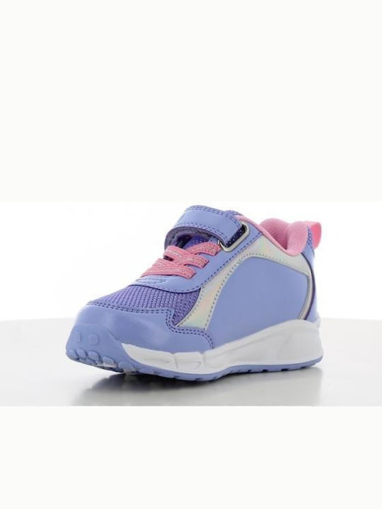 Stitch Kids Sneakers with Scratch & Lights Purple